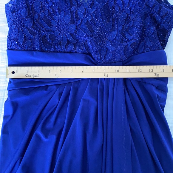R&M Richards Sleeveless Blue Formal Dress - Picture 10 of 14